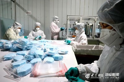 這就是山東|東營紅星勞保企業緊急復工，4萬只口罩免費送往一線